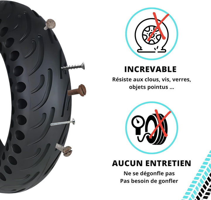 Bitume Reifen 10 x 2,70 – 6,5 (49,5 mm) für Elektroroller Dualtron 3, Victor, Hitway H5, Speedway 5