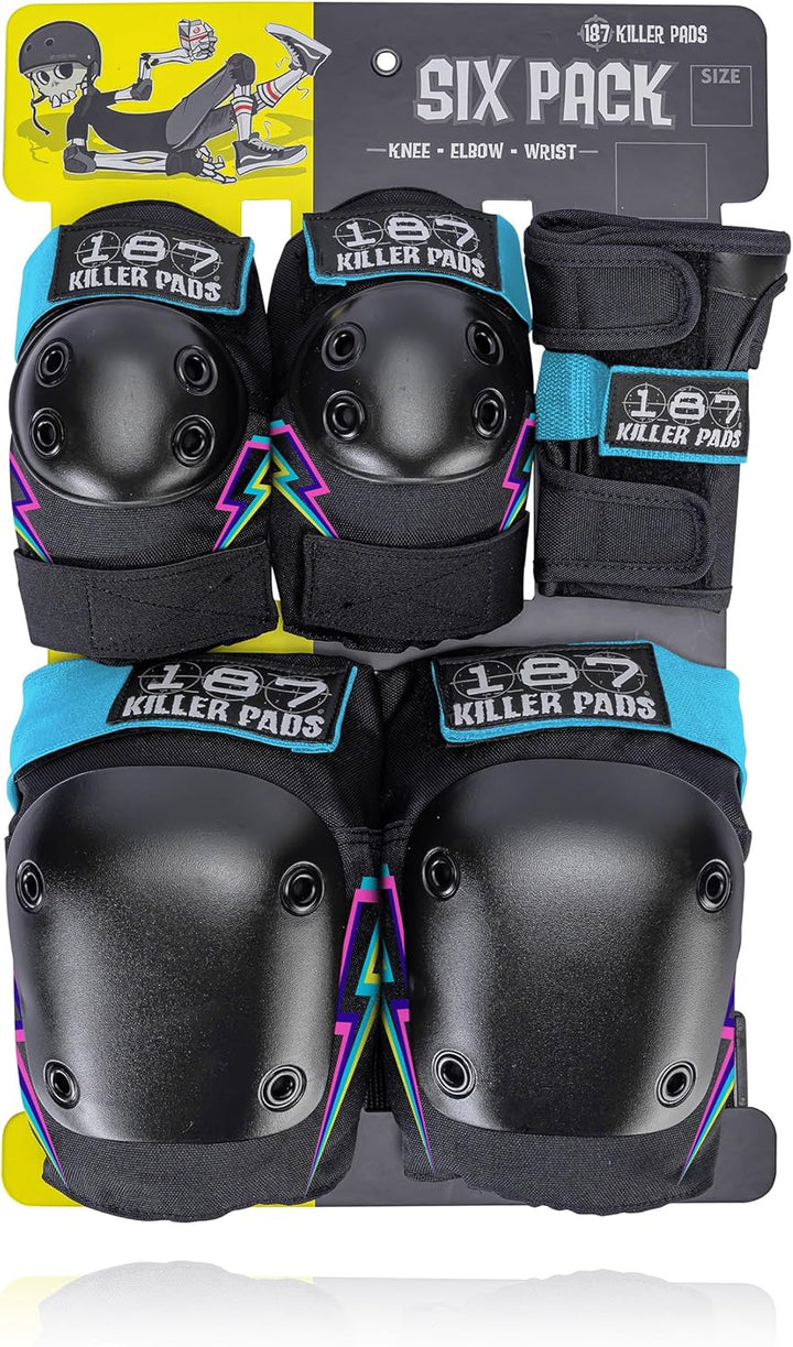 187 KILLER PADS 187 Sixpack 187SixPack Small/Medium Elektrischer Bolzen, Small/Medium Elektrischer B