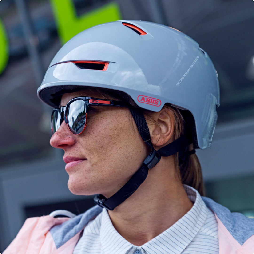 ABUS Stadthelm Scraper 3.0 ACE - Robuster Fahrradhelm für den Stadtverkehr - für Damen und Herren L