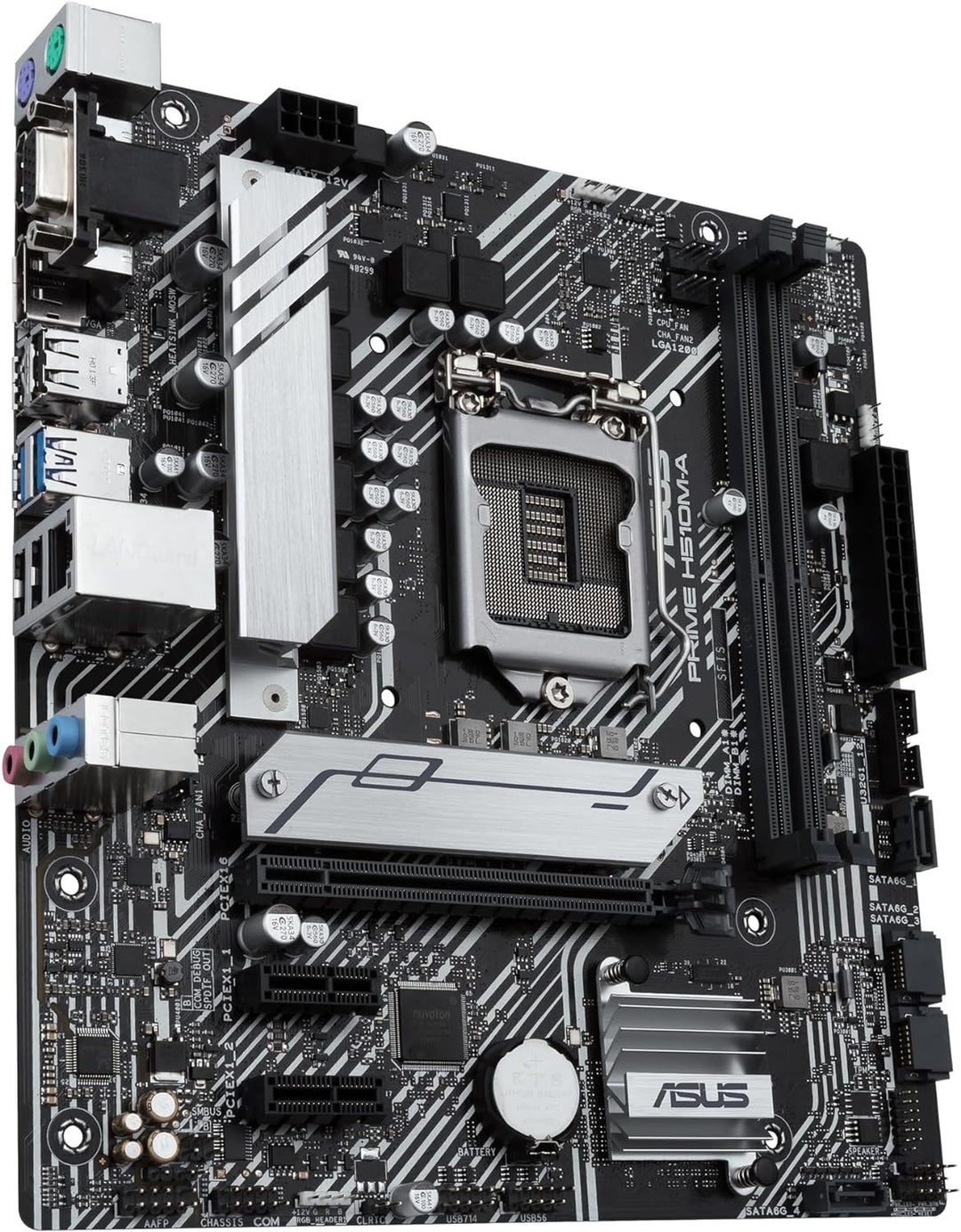 ASUS Prime H510M-A Gaming Mainboard Sockel Intel LGA1200 (mATX, M.2, USB 3.2 Gen 1 Typ-A, Intel 1Gbi