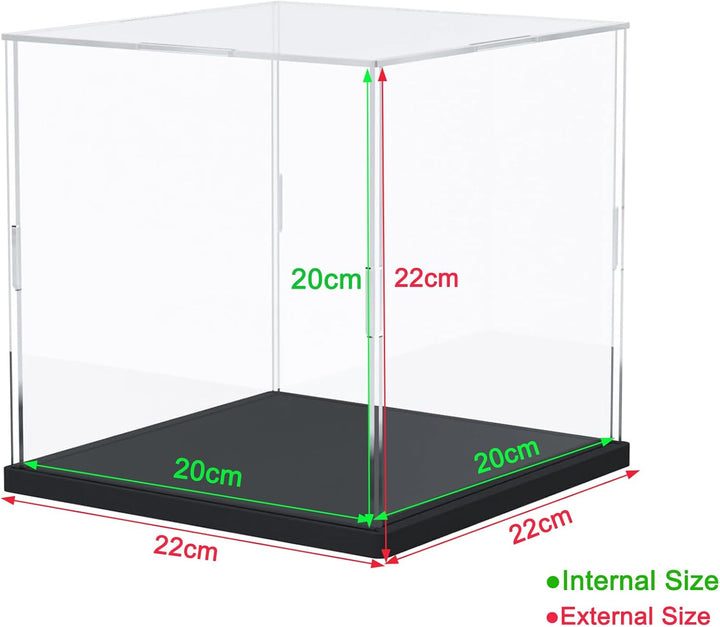 Acryl Vitrine Klar für Lego Actionfiguren Funko Pop Modell Skulptur Transparenter Plexiglas Display