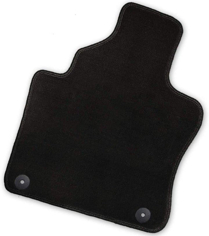 Bär-AfC Auto Fussmatten Premium passend für VW Golf Plus 2005-2007, Autoteppiche Velours Schwarz, Ra