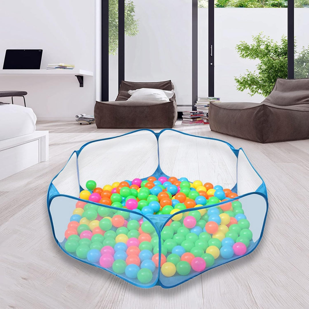 Ball Pit Pool Für Kinder Faltbares Spielzelt Mit 500 Ocean Bällen 120x120cm Leicht Aufbaubar Für Ind