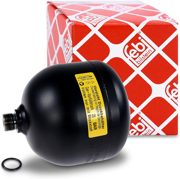 febi bilstein 01817 Hydrospeicher für Bremskraftverstärker, mit O-Ring , 1 Stück