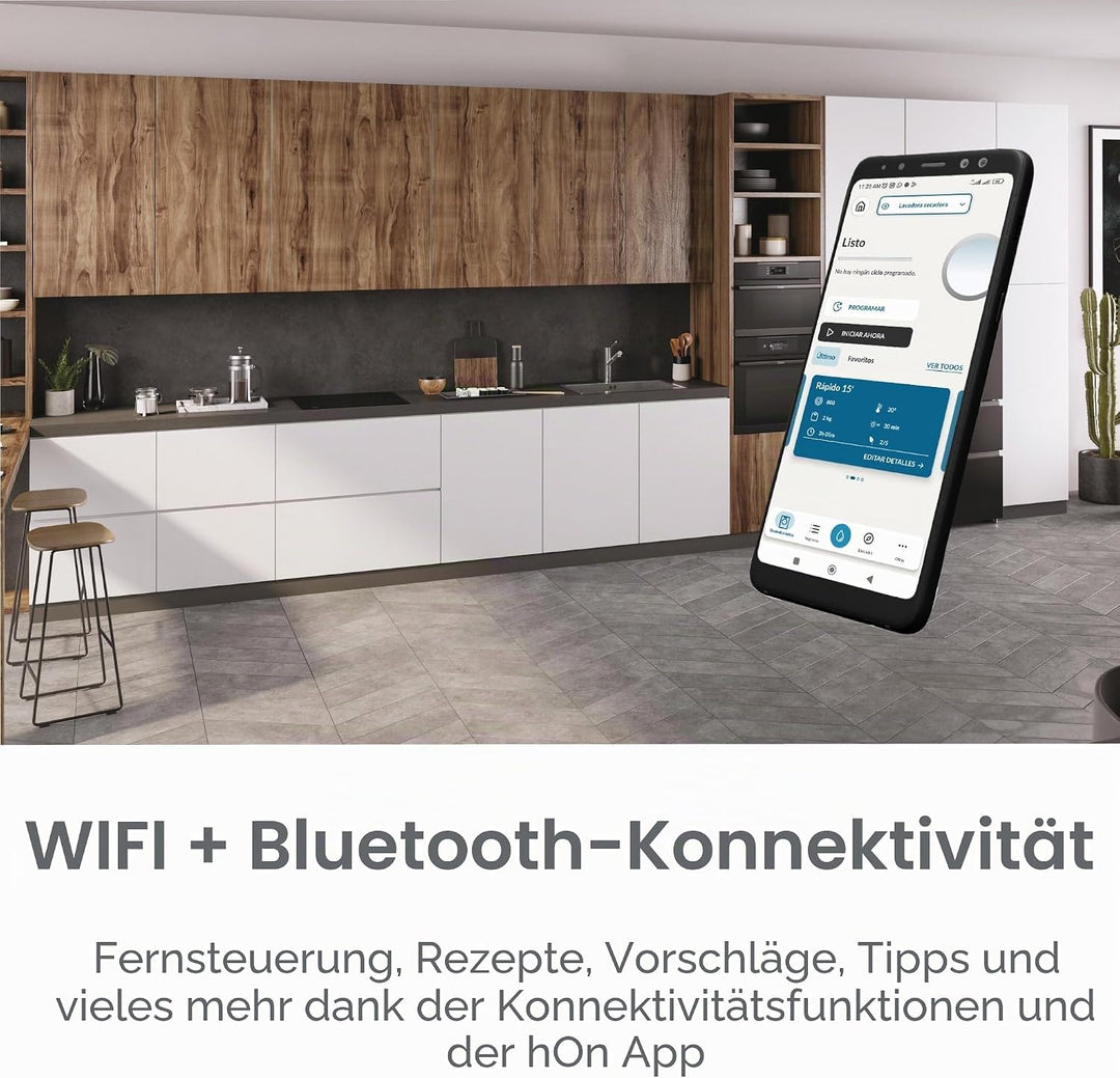 Haier SERIE 2 HAIDSJ63MC Induktionskochfeld/Multi Slider-Bedienung und Wi-Fi-Funktion (hOn App) / 3
