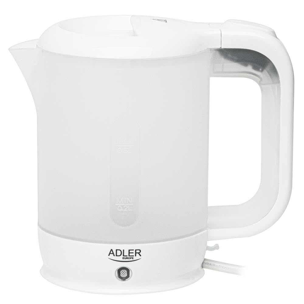 ADLER AD 1381 Wasserkocher aus Kunststoff – Reisegrösse 0,5 l