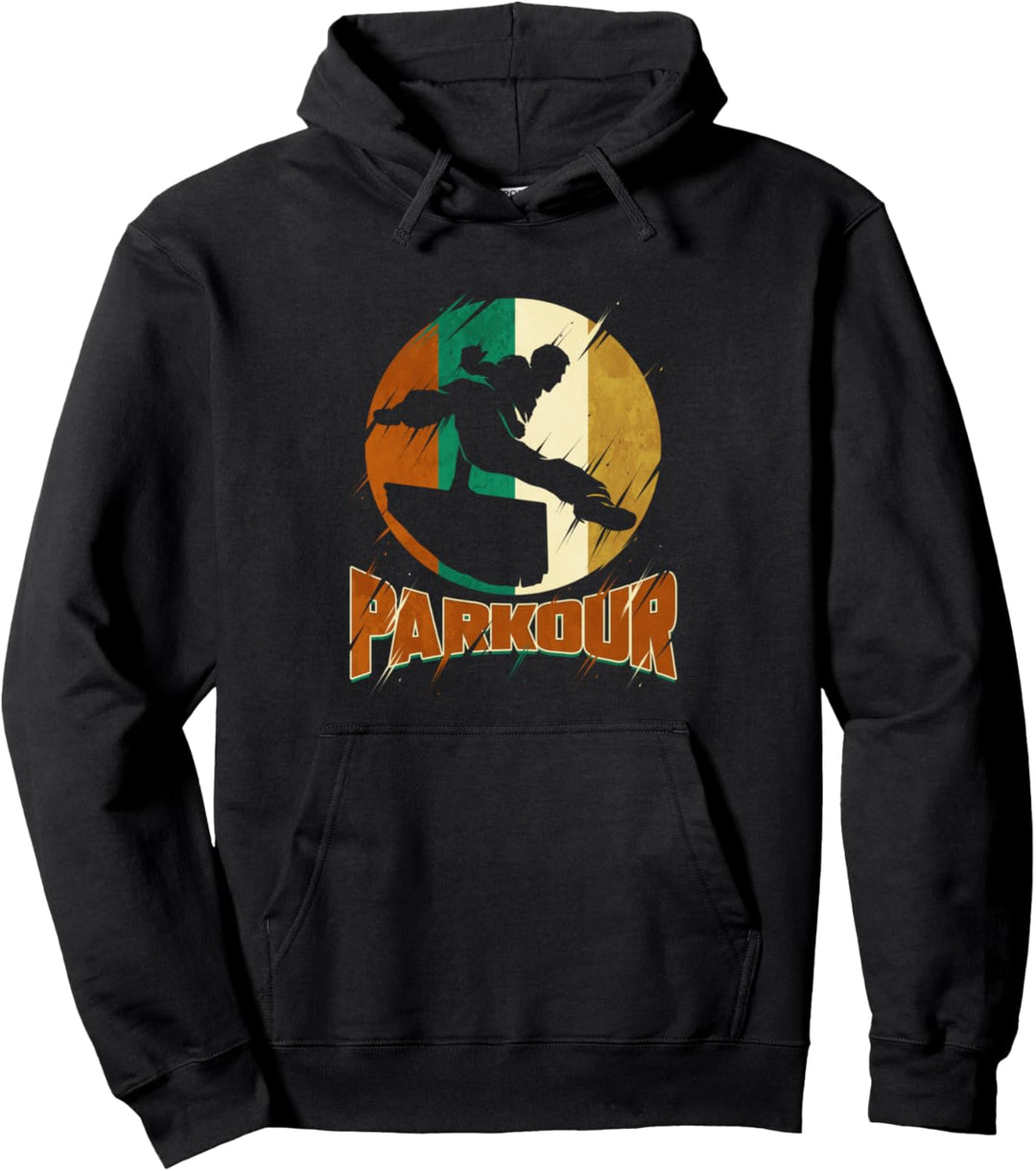 Parkour Retro Jump Vintage Training Freerun Traceur Geschenk Pullover Hoodie