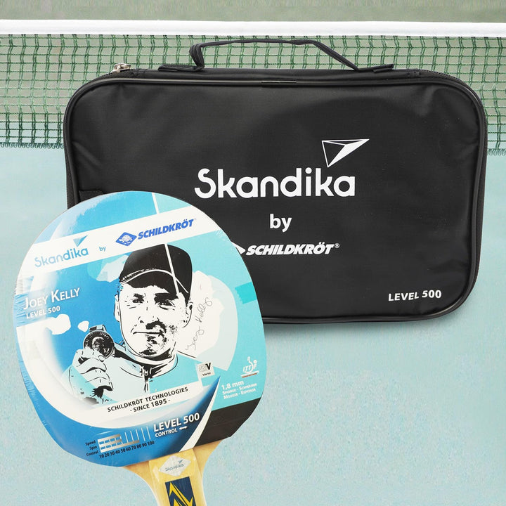 Skandika Donic-Schildkröt Tischtennisschläger Set mit 3 Bällen | 2 Schläger, 3 Bunte Tischtennisbäll