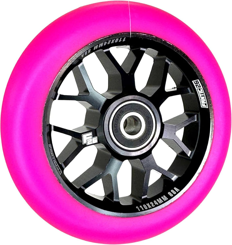 Fantic26 Spy7 Stunt Scooter Rolle I Trick I Tret I Kinder I Roller I Wheel I 110mm I ABEC 11 I Schne