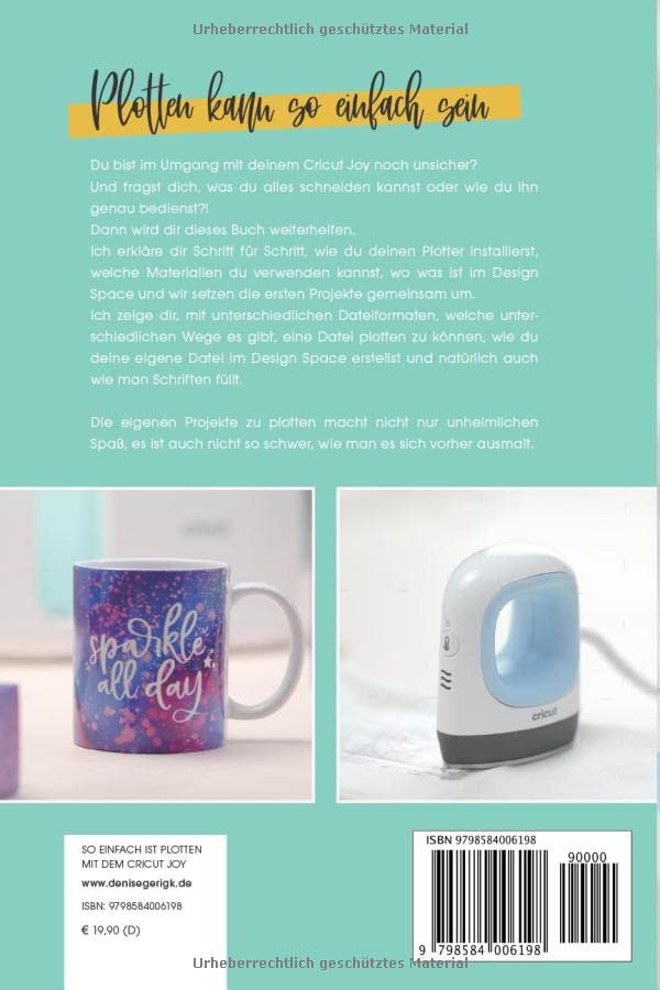 So einfach ist Plotten mit dem Cricut Joy: Erste Schritte, Design Space, Materialien, Infusible Ink.