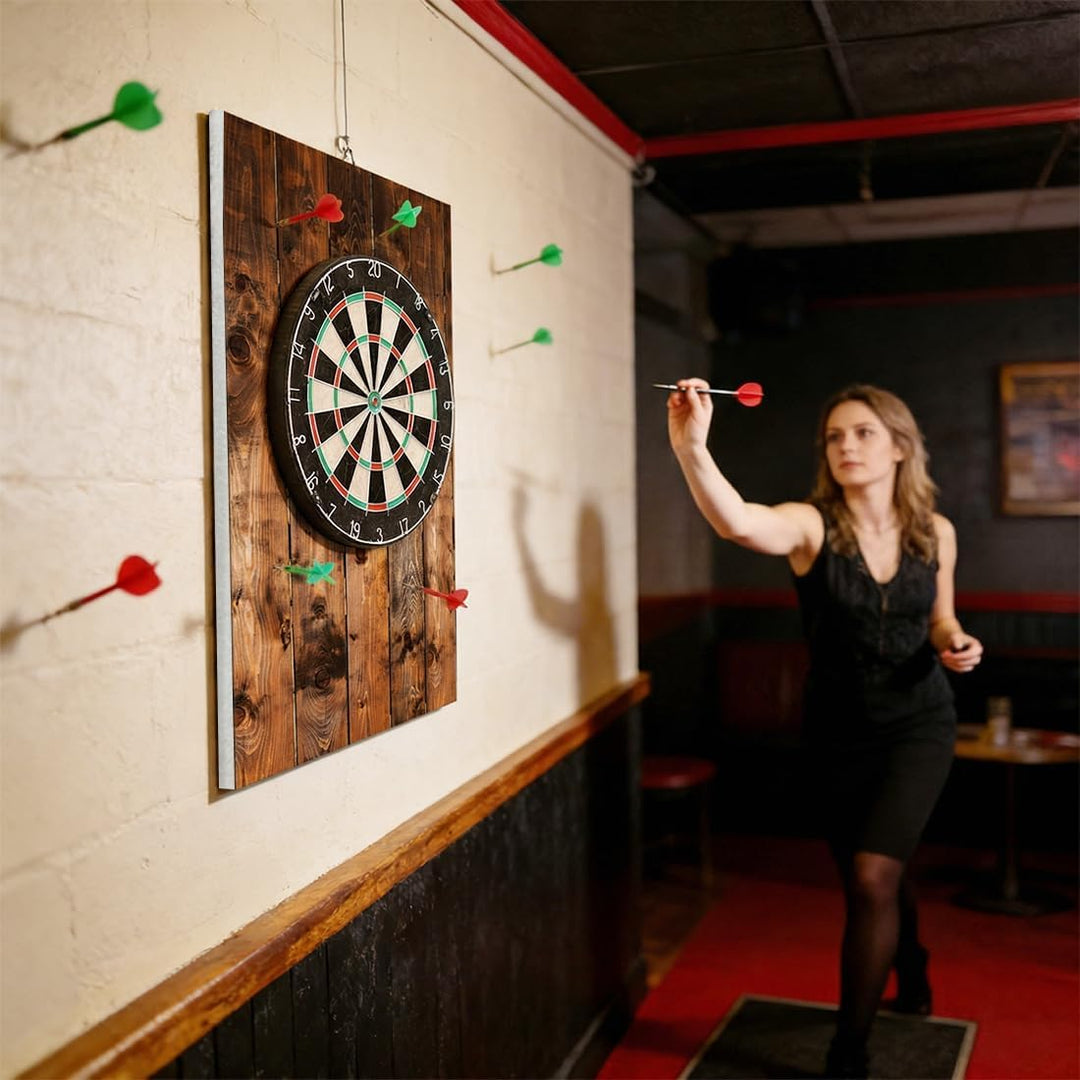 Dartscheibe Wandschutz aus Holzmaserung, Selbstklebendes Filz Surround Board, Gespleisste Wandfliese