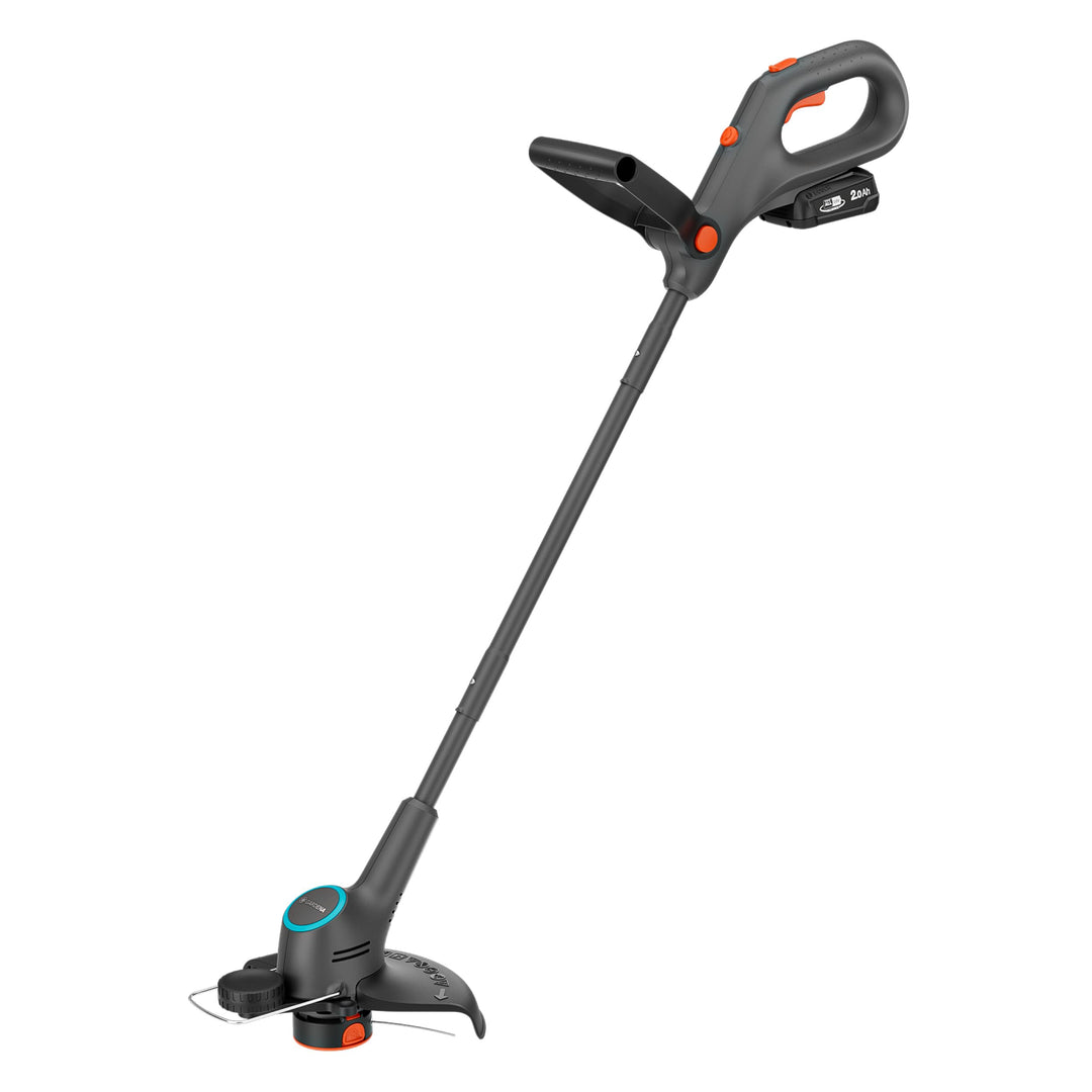 Gardena EasyTrim 25 18V Set Akku-Rasentrimmer, 2-in-1-Funktion, 18V-P4A-Akku, ergonomisch, leicht un