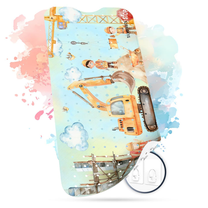 Badewannenmatte Kinder rutschfest [100x40cm] - Antirutschmatte Badewanne BPA frei - Badematte Kinder