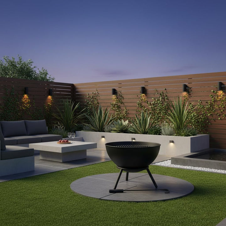 Jet-Line® | Feuerschale NAVARO | Outdoor | Feuerstelle Garten | Terrasse | 60 cm geneigt oder Horizo