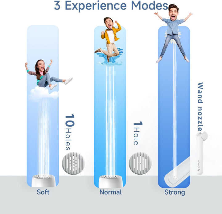 Insolife Tragbares Bidet der 3. Generation, Hochdruck-Reise-Bidet, elektrisch, für Männer und Frauen