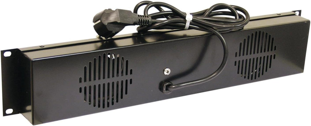 STEINIGKE Omnitronic 30100820 Frontplatte Z-19 mit 2 Ventilatoren, 2U