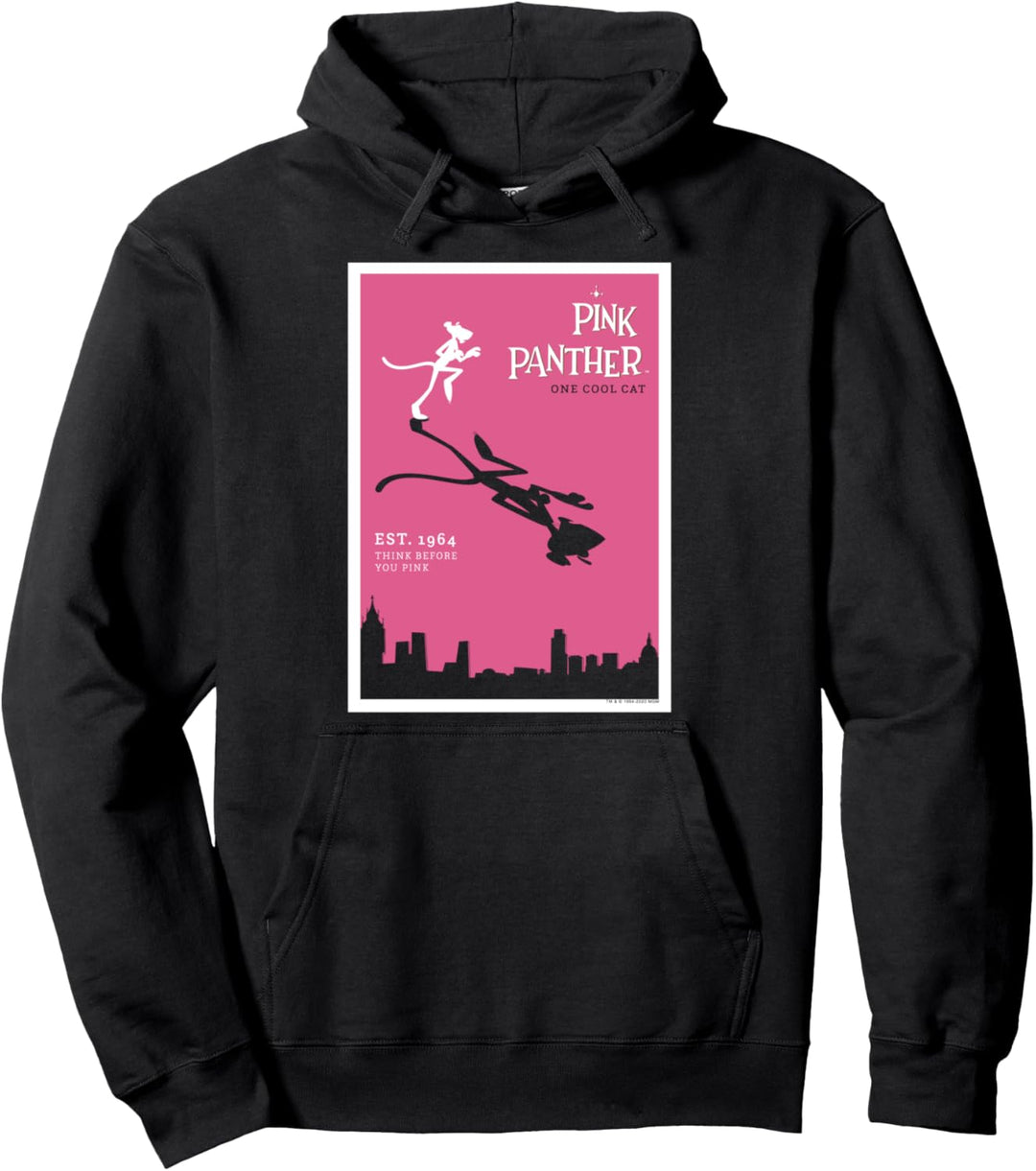 The Pink Panther Silhouette Poster Pullover Hoodie