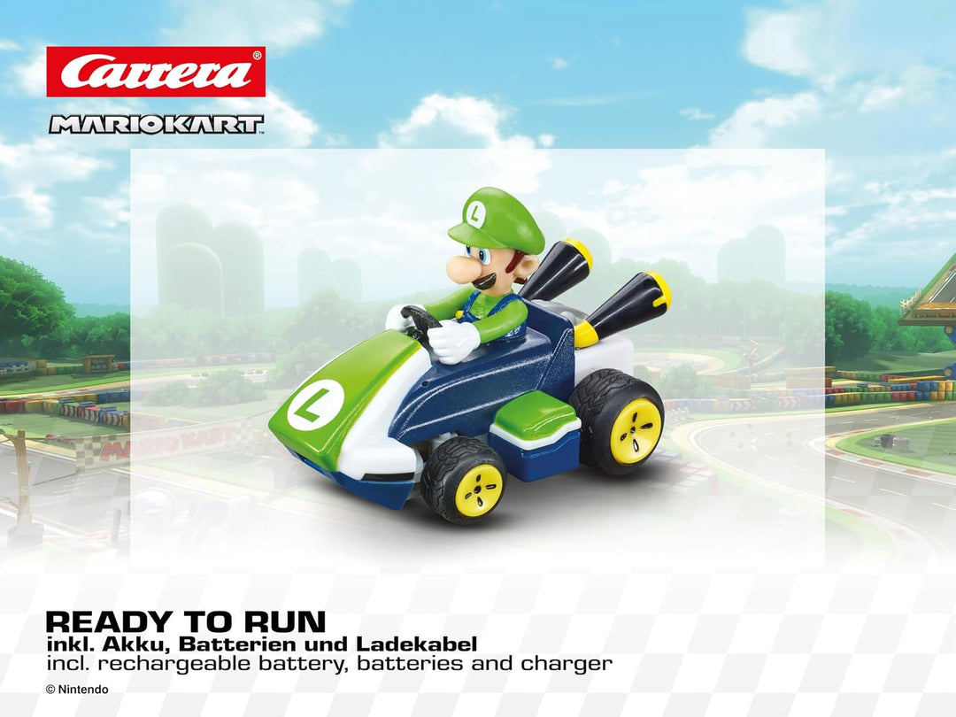2,4GHz Mario Kart(TM) Mini RC, Luigi (Paperbox)