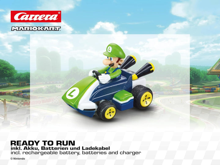 2,4GHz Mario Kart(TM) Mini RC, Luigi (Paperbox)