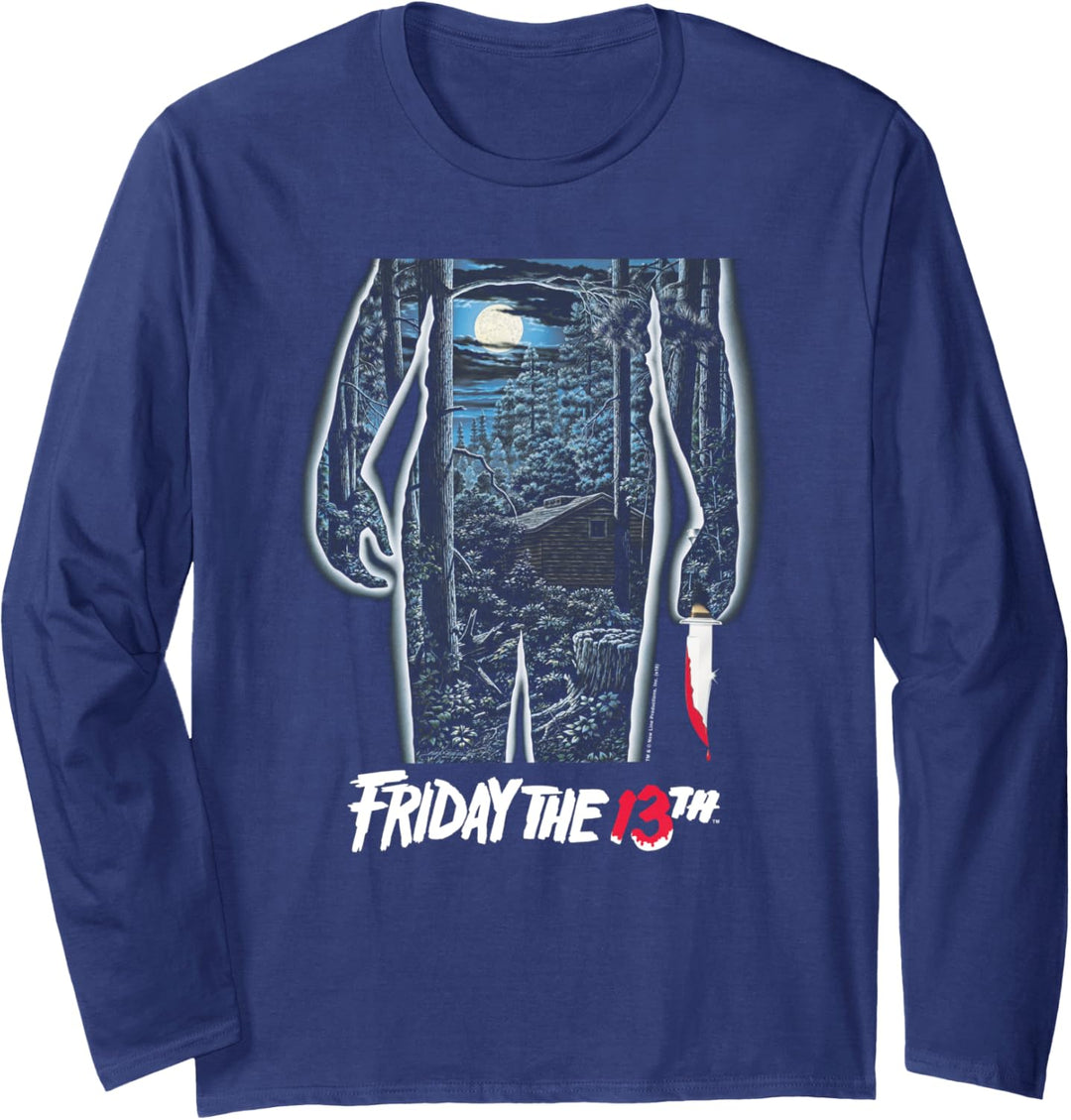 Friday the 13th Movie Poster Langarmshirt