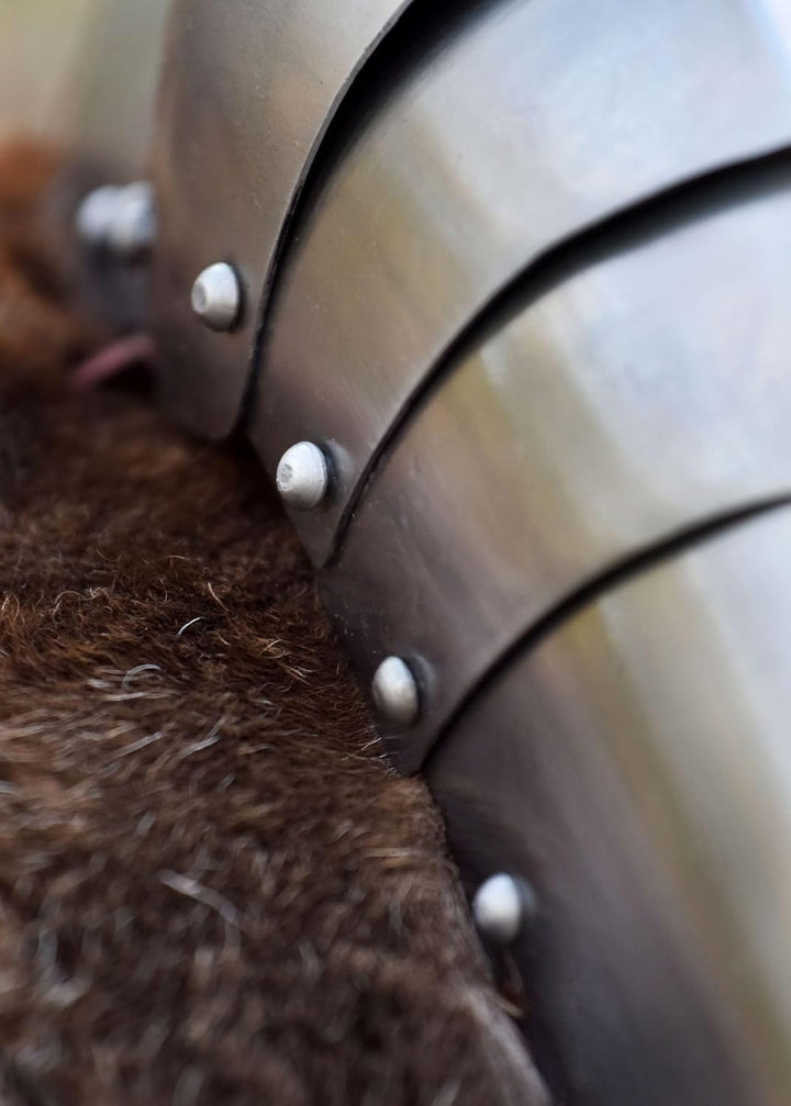 Battle-Merchant Kniebuckel, Kniekacheln, (Paar), 15. Jh, Stahl - Mittelalter, LARP