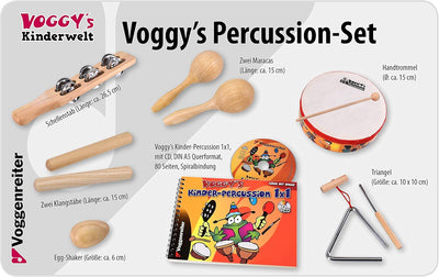 Voggenreiter 526 - Voggy's Kinder-Percussion-Set & Das bunte Glockenspiel-Set Glockenspiel C-Dur mit