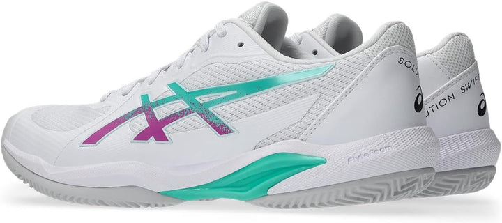 ASICS Herren Solution Swift Ff 2 ClaySneaker 40.5 EU White Digital Sakura, 40.5 EU White Digital Sak
