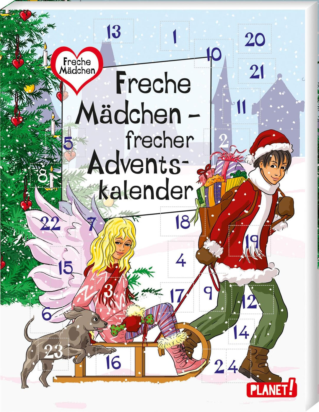 Freche Mädchen – freche Bücher!: Freche Mädchen – frecher Adventskalender: 24 Geschichten und Türche