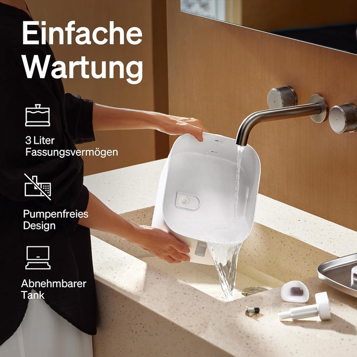 PETLIBRO Verbesserter Katzenbrunnen, Dockstream 2 Smart App-Überwachungs Trinkbrunnen für Katze, 3L