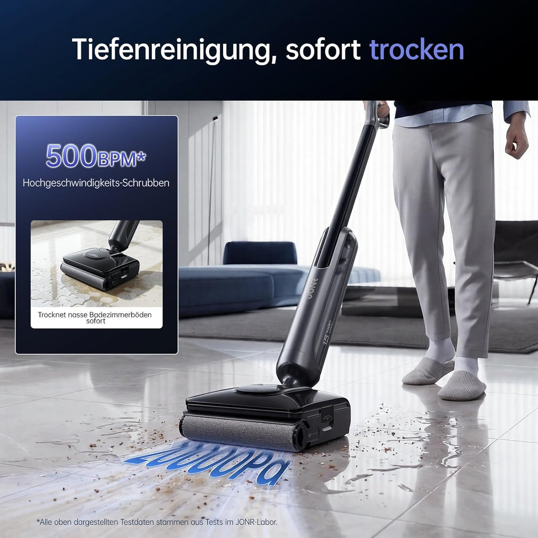 JONR 20000 Pa H2 Nass-Trockensauger, Innovatives Geruchsfreies Design, 1500ml Extra grosser Wasserta
