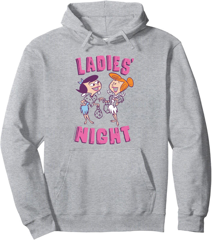 The Flintstones Betty Wilma Ladies' Night Pullover Hoodie