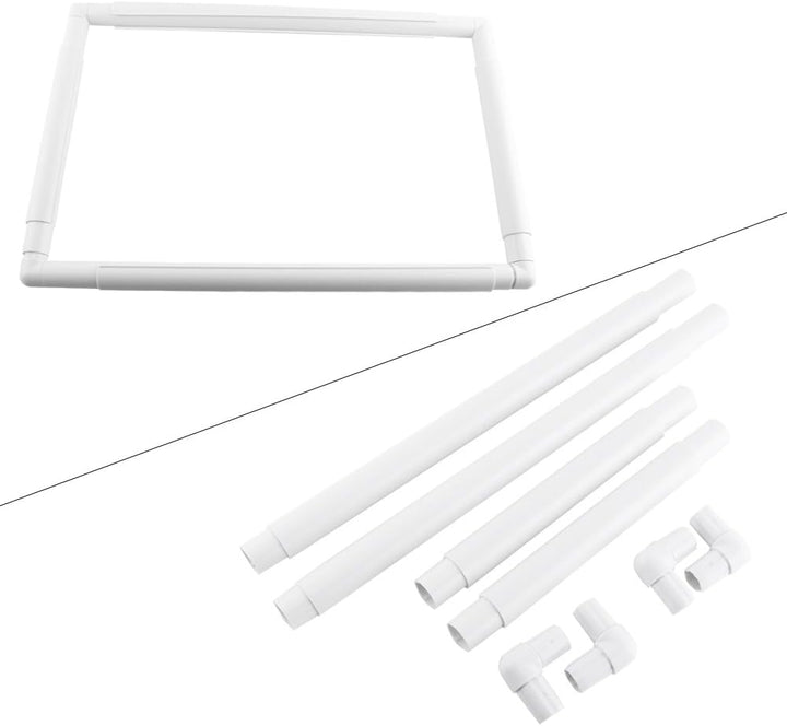 Stickrahmen Eckig, Kunststoff Kreuzstichrahmen Quadratischer Stickrahmen, Tischdecke Sticken Kreuzst