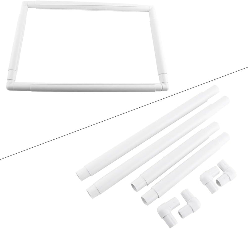 Stickrahmen Eckig, Kunststoff Kreuzstichrahmen Quadratischer Stickrahmen, Tischdecke Sticken Kreuzst