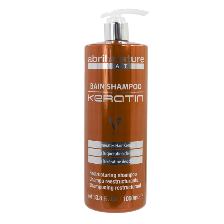 Abril Et Nature Bain Shampoo Keratin - baut die Haarfaser wieder auf und stärkt sie durch den Einsat