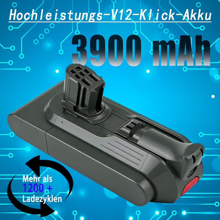 V12 SV34 SV20 SV46 Akku für Dyson (Schwarz), Schwarz