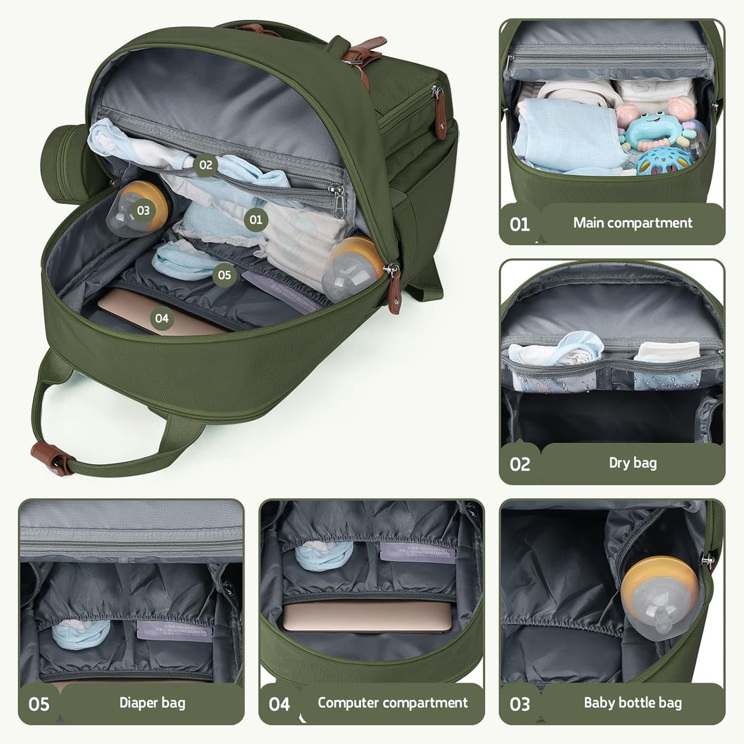 Maelstrom Uni-Erwachsene Msdbp01 Wickelrucksäcke (1er Pack) 30L 30 L, Armeegrün, 30L 30 L, Armeegrün