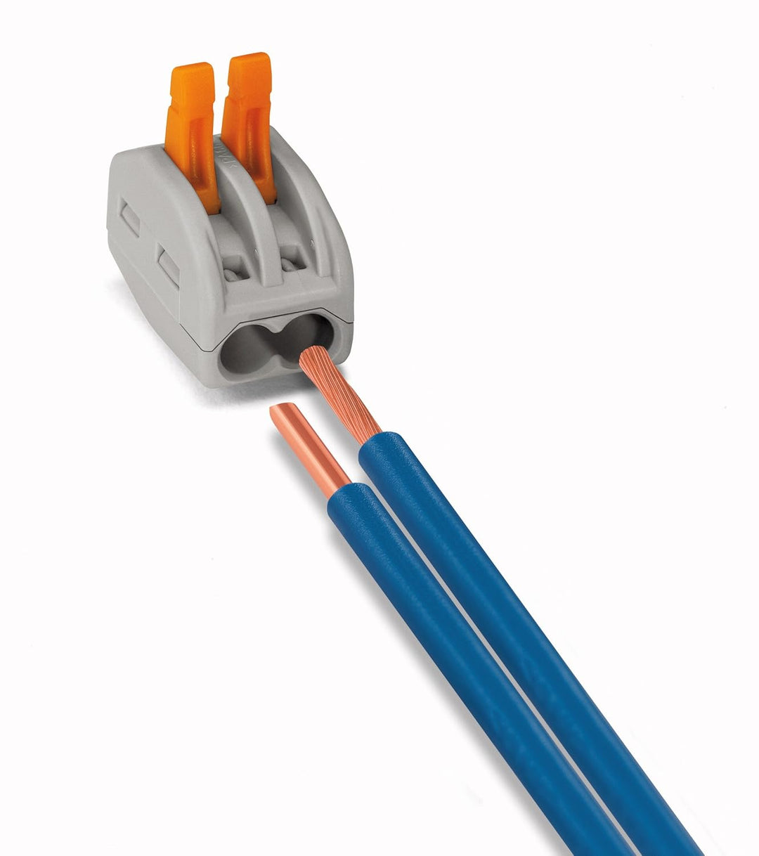 WAGO® Klemme, 2-Leiter, 4 mm², Verbindungsklemme mit Hebel, 222-412 (50 Stück) & Klemme, 2-Leiter, V