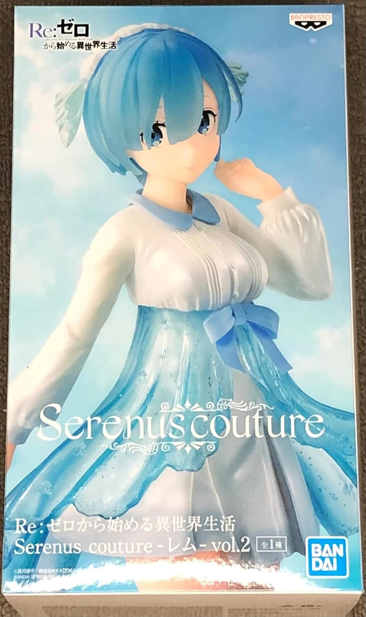 Banpresto BP19018 Re:Zero -Starting Life in Another World RE Zero-Rem-Figurine 20cm, Mehrfarbig, M