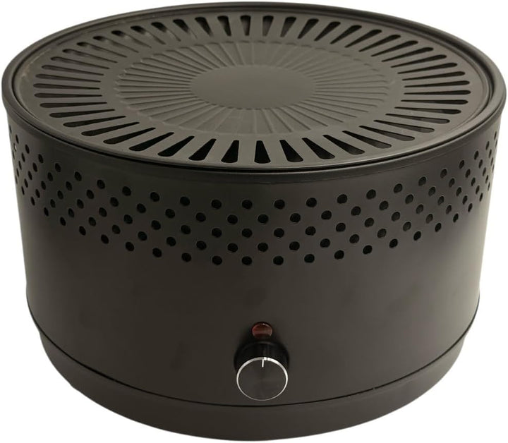 3 PAGEN® elektrischer Holzkohlegrill mit Lüfter – geeignet für Balkon, Terrasse &amp; Park – rauchfreier