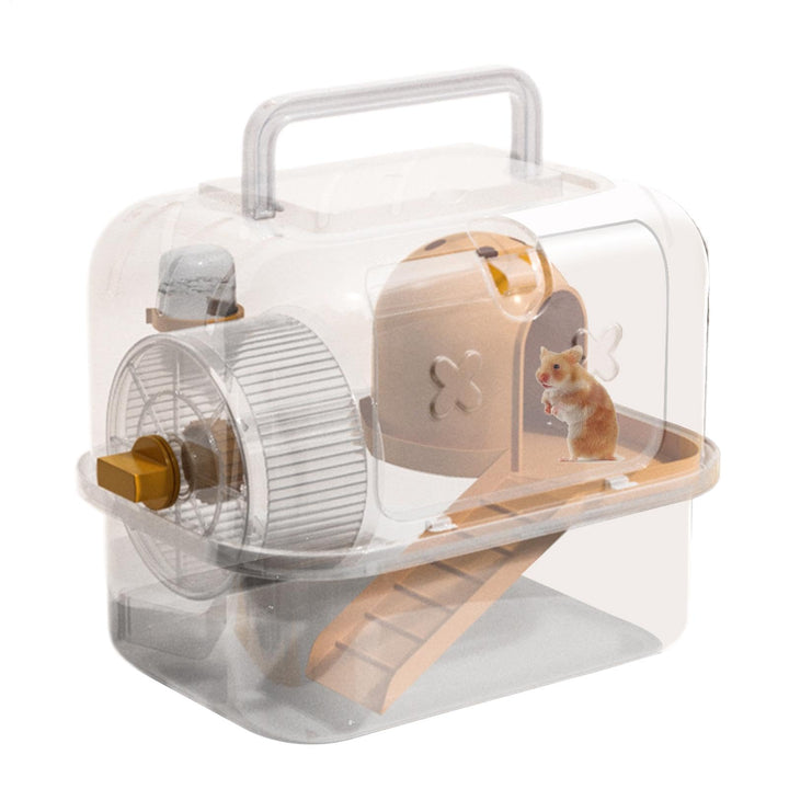 Hamster Transport Käfig, Hamsterreise-Transporter – Entlüftungsauslass für kleine Haustiere | Tragba
