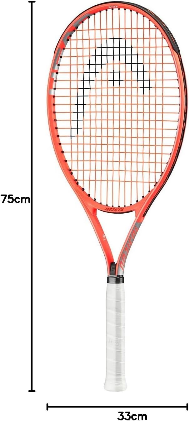 HEAD Unisex Jugend Radical Jr. 26 Tennis Racquet 07 orange, 07 orange