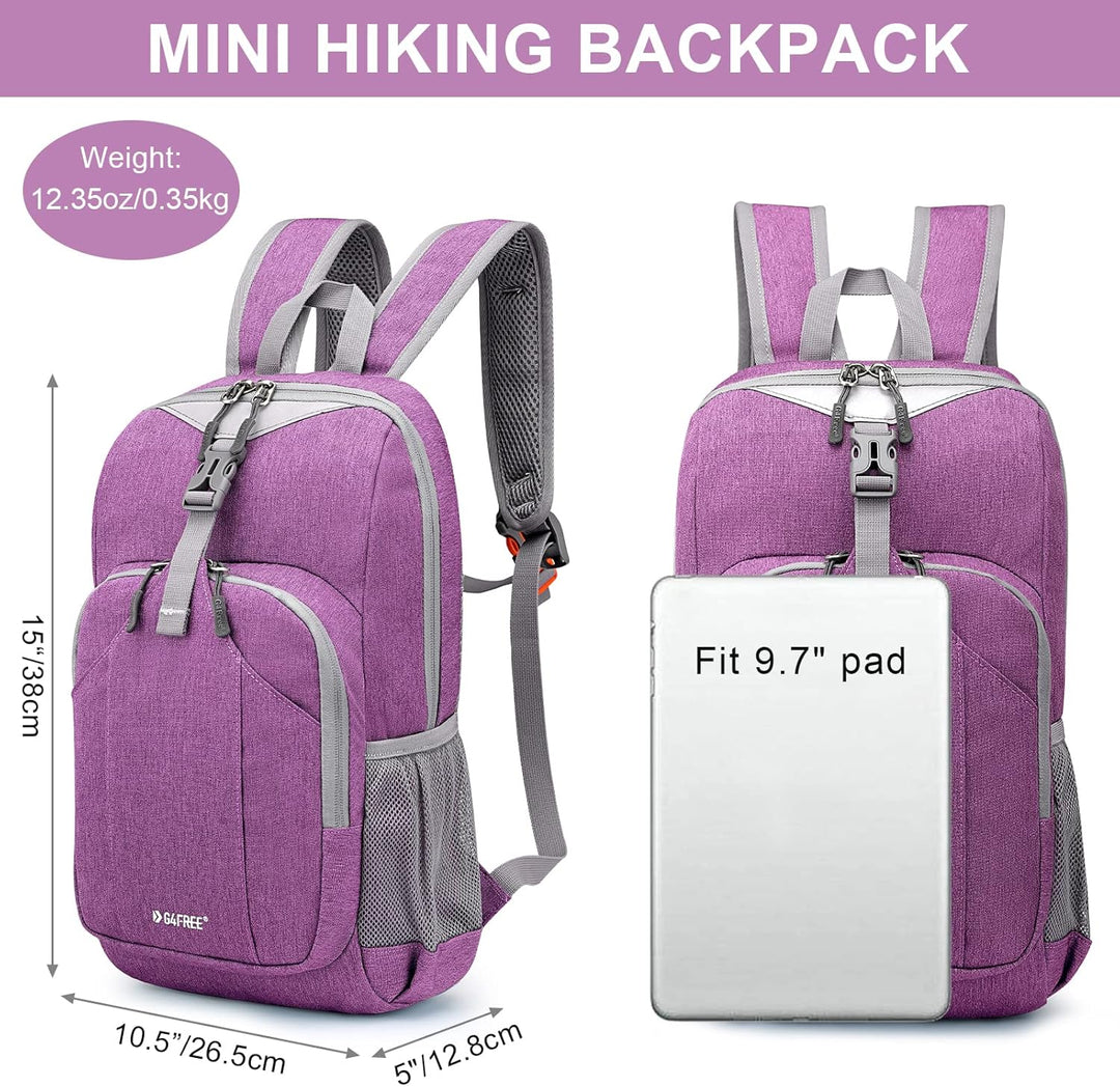 G4Free 10L kleinen Rucksack Wandern Rucksack Mini Daypacks Mehrzweck-Reisen Wandern Radfahren Wander