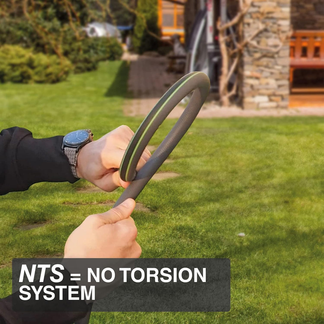FITT FORCE 1/2" 15 m - Wasserschlauch für den Garten zur Bewässerung, kompakt, leicht und robust für