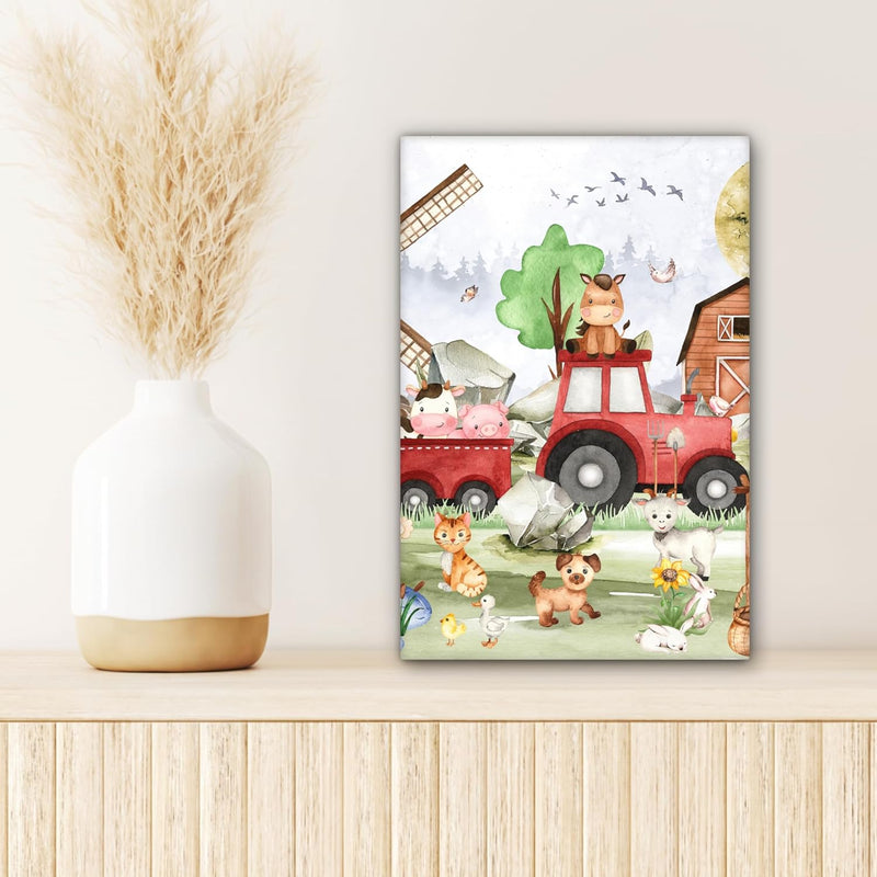 MuchoWow© Leinwand Klein 20x30 cm Mini Deko Schlafzimmer Aesthetic Leinwandbilder Wohnzimmer Gemälde
