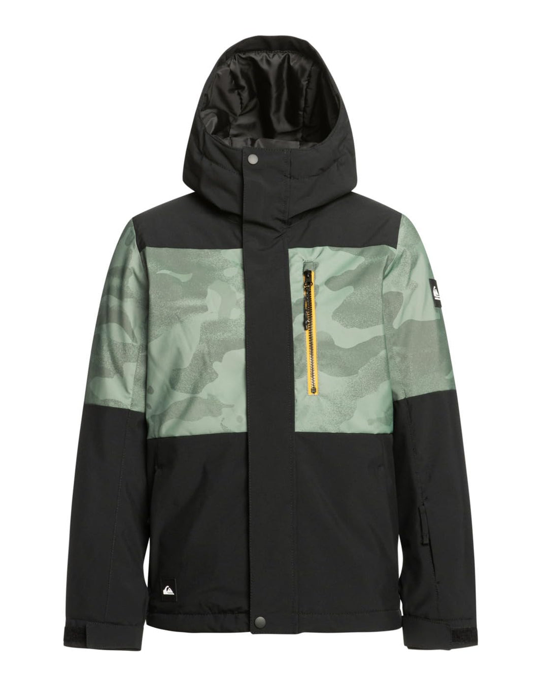 Quiksilver Jungen Mission Printed Block Youth Jk Shell-Jacke (1er Pack) 8 Jahre Grün, 8 Jahre Gr&amp;