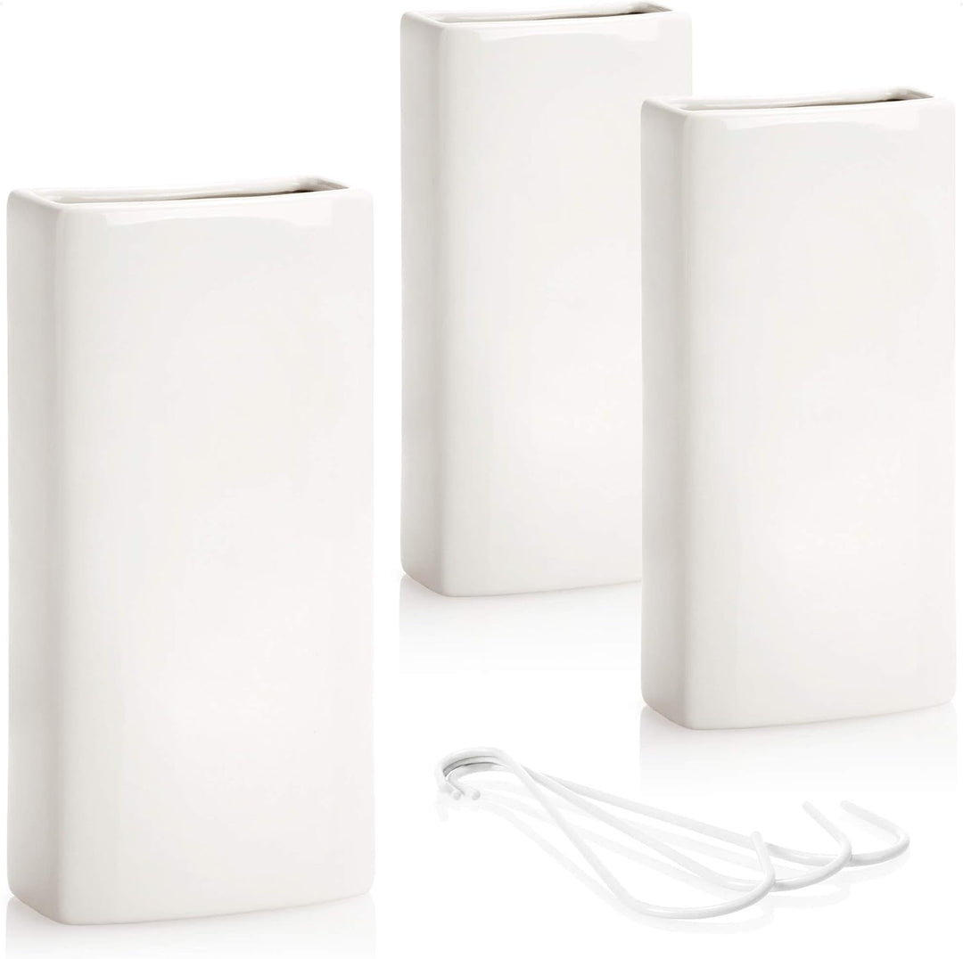 com-four® 3X Luftbefeuchter Heizung - Heizkörper Luftbefeuchter in weiss - Heizung Wasserverdunster