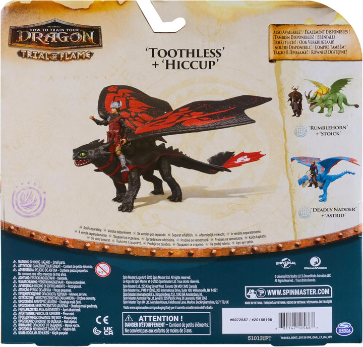 Dreamworks Dragons, Drachenzähmen leicht gemacht - Wikinger & Drachen Actionfiguren-Set, Hicks und O