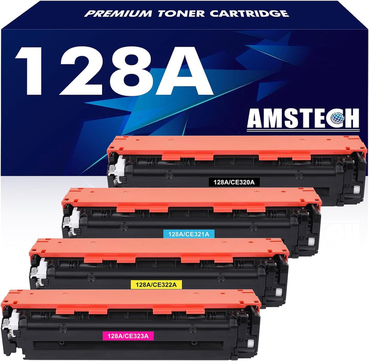 128A CE320A Toner Multipack Kompatibel für HP CE321A CE322A CE323A Laserjet Pro CM1415fn CM1415fnw C
