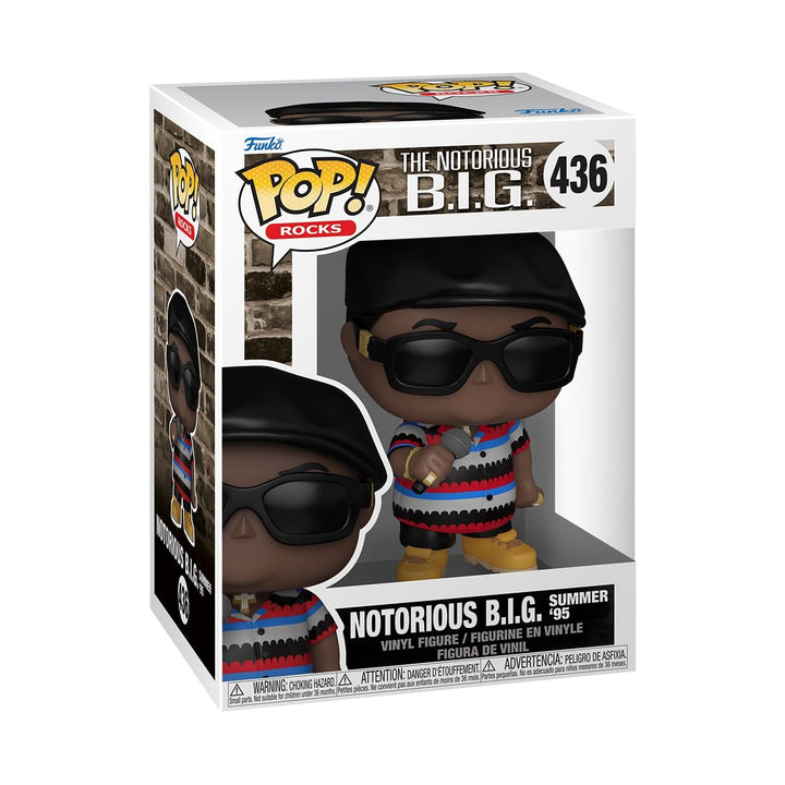 Funko Pop! Rocks: Biggie “Beat The Summer Jam'' - Notorious Big - Vinyl-Sammelfigur - Geschenkidee -