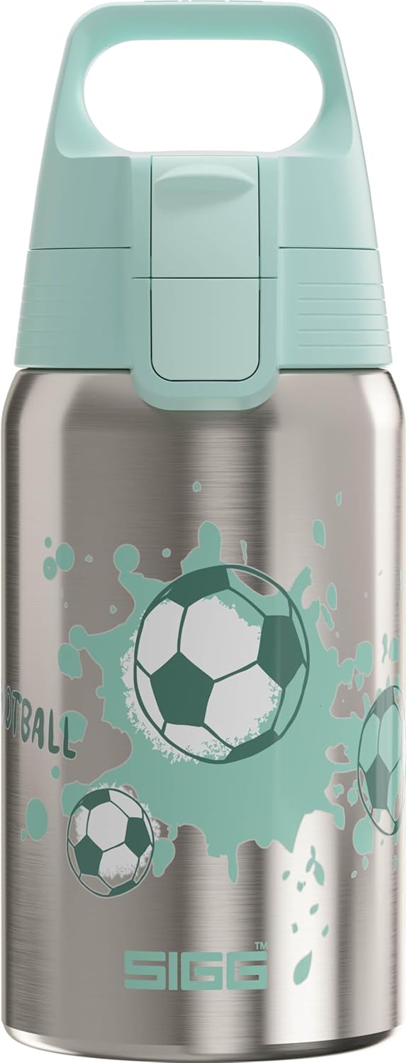 SIGG - Edelstahl Trinkflasche Kinder - Shield One - Für Kohlensäurehaltige Getränke Geeignet - Ausla